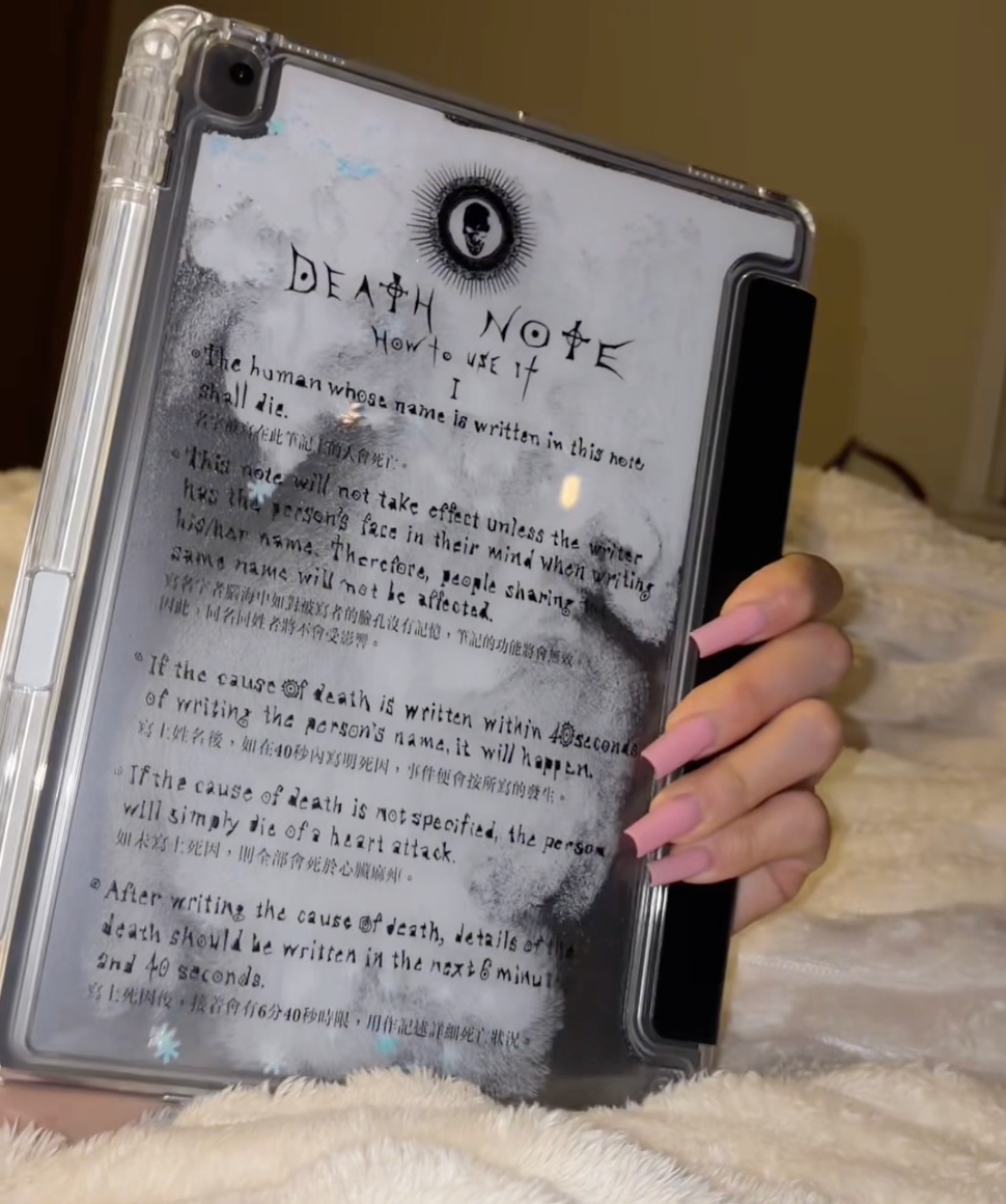 Death Note iPad Case