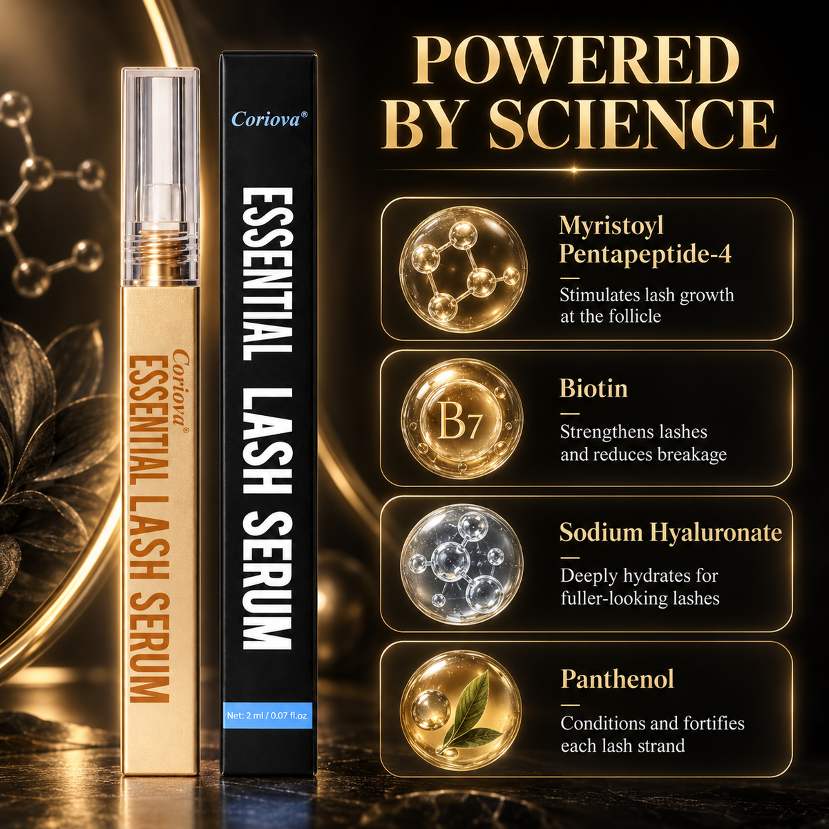 Coriova Blash™ Eyelash Growth Serum